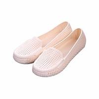 Women\'s Sandals Comfort PU Spring Casual Almond Blushing Pink Flat