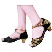 womens girls dance shoes latin salsa samba satin sparkling customized  ...