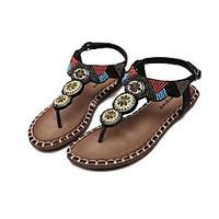 womens sandals comfort pu spring casual screen color light brown black ...