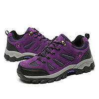 Women\'s Sneakers Spring / Fall Comfort Outdoor / Athletic Flat Heel Lace-up Purple / Red Hiking