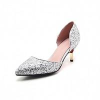 Women\'s Heels Spring Summer Fall Winter Comfort Novelty PU Synthetic Wedding Office Career Party Evening Dress Casual Stiletto Heel