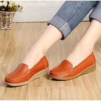 womens sneakers spring moccasin comfort leather casual