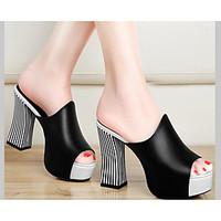 womens heels spring comfort pu casual red black white