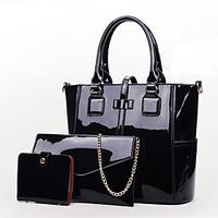 Women PU Casual Office Career Bag Sets