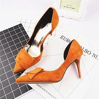 womens heels summer club shoes fleece casual stiletto heel brown gray  ...