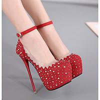 womens heels t strap synthetic casual red black