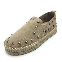 womens loafers slip ons spring fall creepers suede casual creepers alm ...