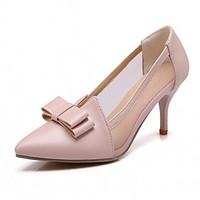 Women\'s Heels Spring Summer Fall Winter Comfort Novelty PU Synthetic Wedding Office Career Party Evening Dress Casual Stiletto Heel