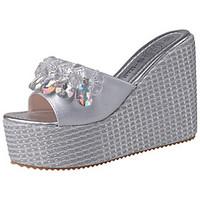 womens sandals summer comfort pu outdoor wedge heel walking