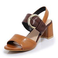 womens sandals summer fall slingback pu office career party evening dr ...