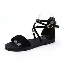 womens sandals summer mary jane fleece outdoor dress casual low heel z ...