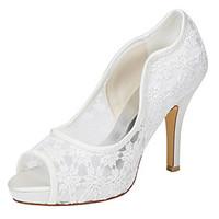 Women\'s Heels Summer Club Shoes Stretch Satin Wedding Party Evening Dress Stiletto Heel Applique