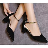 womens heels light up shoes satin office career casual low heel blushi ...