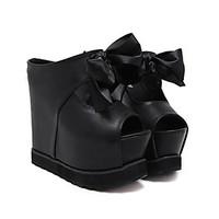 Women\'s Boots Winter Mary Jane PU Casual Chunky Heel