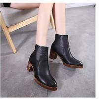 womens boots light up shoes pu office career casual brown black