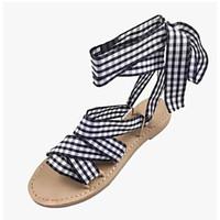 womens sandals summer slingback canvas casual blue black white