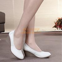 womens flats spring comfort pu leather casual black white