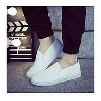 womens flats spring comfort pu leather casual black white