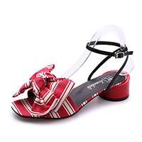 womens sandals summer comfort pu outdoor walking chunky heel flower bl ...