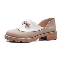Women\'s Heels Spring / Fall / Winter Platform / Comfort Customized Materials / Leatherette Wedding / Dress / Casual Chunky Heel Buckle