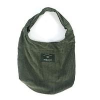 Women Shoulder Bag Suede All Seasons Casual Shopper Magnetic khaki Dark Green Black
