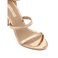 Womens CAIT 3 Strap Barely There Sandals, Rose Gold