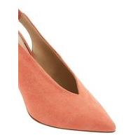 womens lively peach sling back court shoes peach