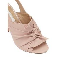 Womens LUNA Bow Sling Back Sandals, Pink