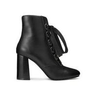 womens drew lace wrap boot black