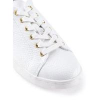 womens elodie lace trainers white