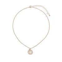 Womens Loved Filli Initial, Rose Gold