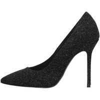 wo milano q116 heels womens court shoes in black