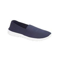 Womens Nadia Elasticated Slip On Plimsolls in Navy