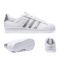 Womens Superstar Metallic Trainer