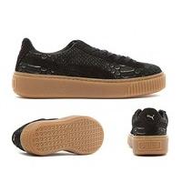 Womens Platform Exotic Skin Trainer