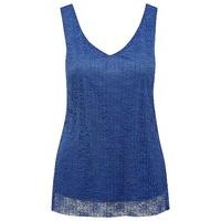 womens ladies plain sleeveless v neck pleated lace overlay occasion to ...