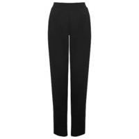 Women\'s Ladies smart cut high waist comfort pocket detail crepe plain formal trousers