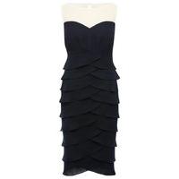 womens ladies boutique sleeveless colour block shutter ruffle occasion ...