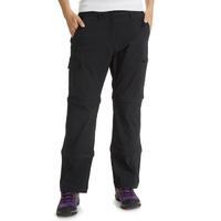 womens stretch double zip off trousers short