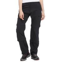 womens stretch double zip off trousers regular