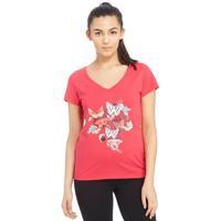 Womens Floral Butterfly T-Shirt