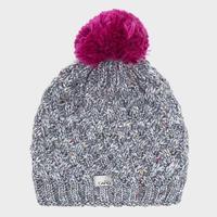 womens poppy bobble hat