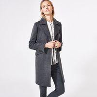 Wool-cashmere Coat - Graphite Melange