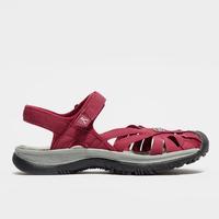 Womens Rose Leather Sandal