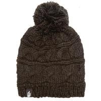 Womens Cable Pom Pom Beanie