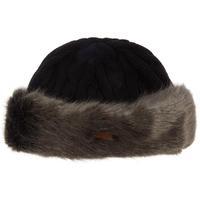 womens fur band beanie