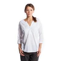 Womens 3/4 Pintuck Blouse