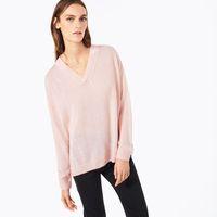 Wool V-neck Jumper - Peachy Keen