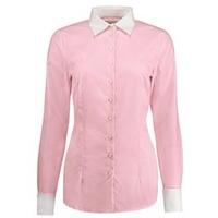 Women\'s Executive Light Pink End on End Fitted Shirt - Double Cuff