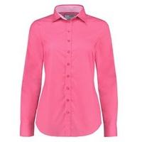 Women\'s Rose Pink Semi-Fitted Shirt - Single Cuff